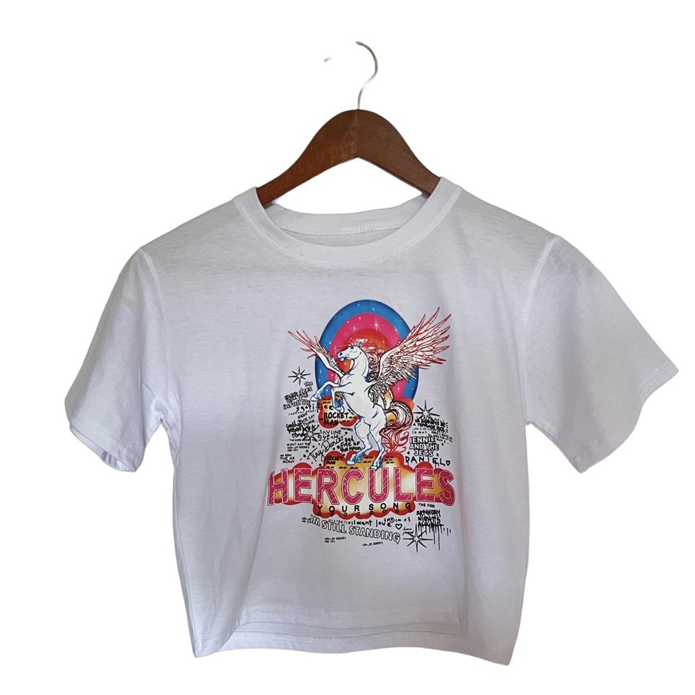 Hercules Baby Tee- White